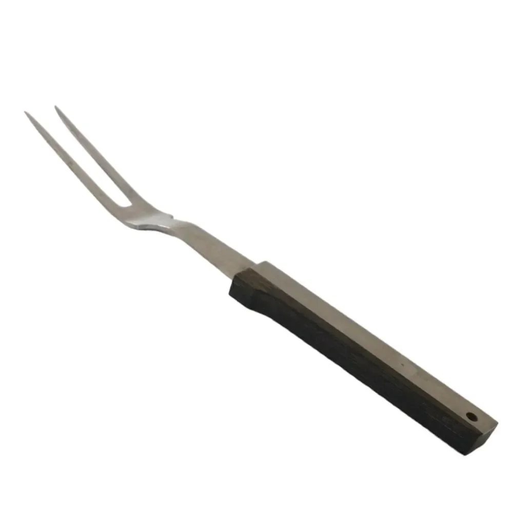 Vernco Meat Fork Carving Hi Cv Stainless Steel Japan Hand Honed Black Angus Mcm.